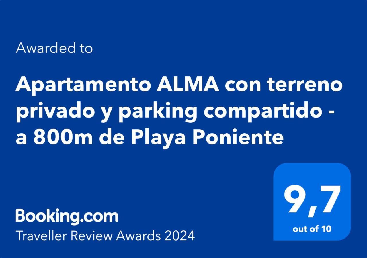 Apartamento Alma Con Terreno Privado Y Parking Compartido - A 800M De Playa Poniente Benidorm Exterior photo